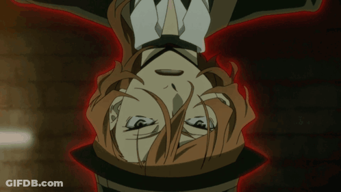 Person Head With Red Background GIF