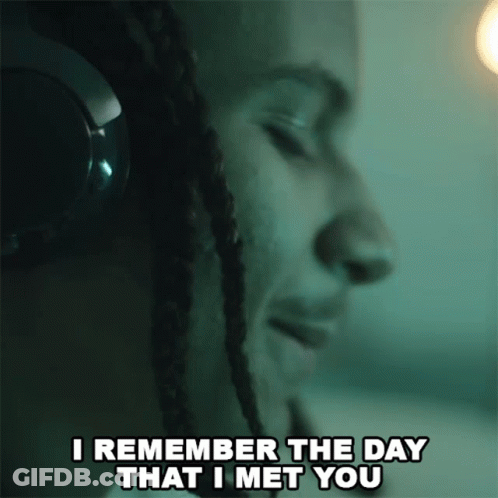 Person Headphones I Remember The Day I Met You GIF