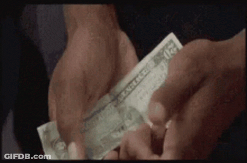Person Holding 20 Dollar Bill GIF