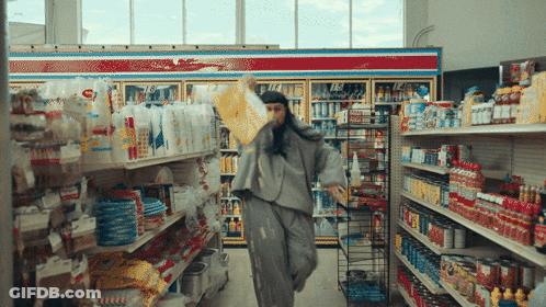 Person Holding Bag Saying Maggi GIF