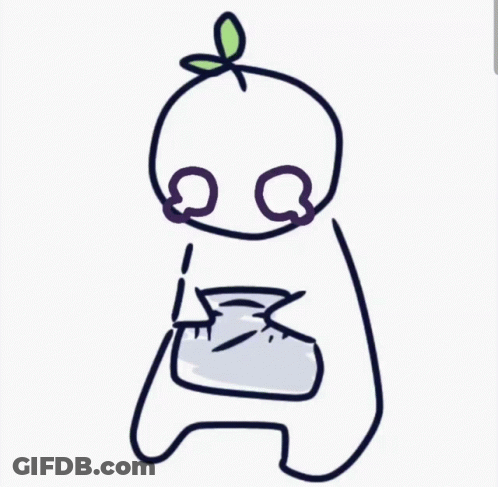 Person Holding Bag With Green Leaf GIF