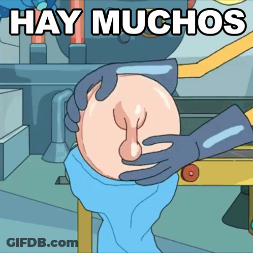 Person Holding Ball Saying Hay Muchos GIF