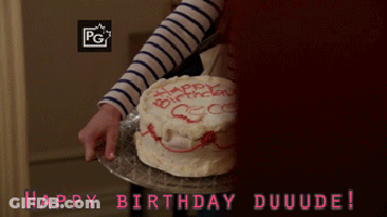 Person Holding Birthday Cake Cece GIF