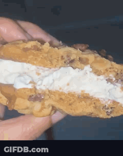Person Holding Bited Cookie GIF