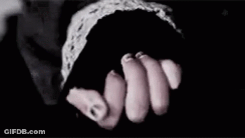 Person Holding Blue Ball With Butterfly GIF