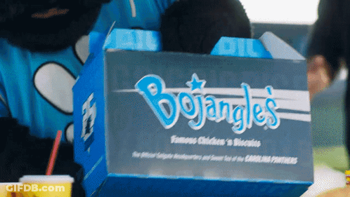 Person Holding Bojangles Chicken Biscuits GIF
