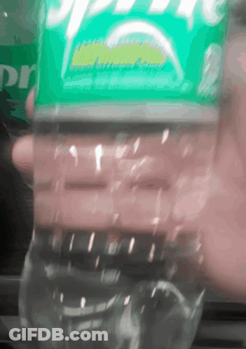 Person Holding Bottle Of Sprite GIF