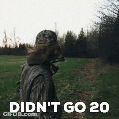 Person Holding Bow And Arrow Saying Didnt Go 20 GIF