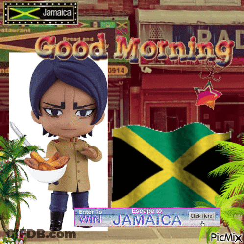Person Holding Bowl Of Food Good Morning Jamaica GIF