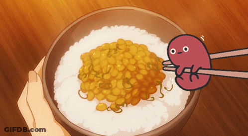 Person Holding Bowl Of Rice And Beans With Kidney GIF
