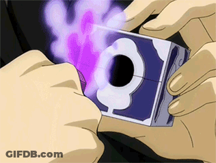 Person Holding Box With Hole In Middle GIF