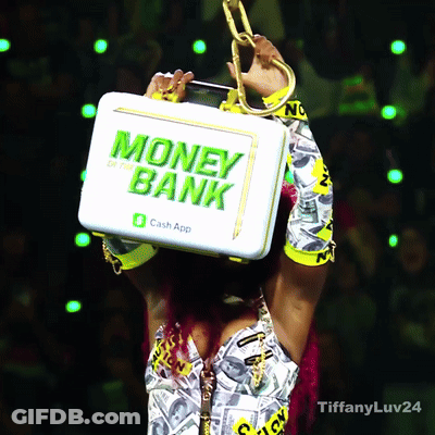 Person Holding Briefcase Saying Money Bank GIF