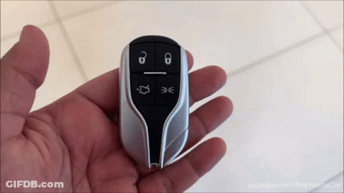 Person Holding Car Key Fob YouTube GIF
