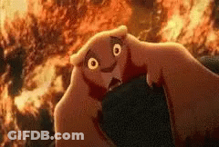 Person Holding Cartoon Character GIF