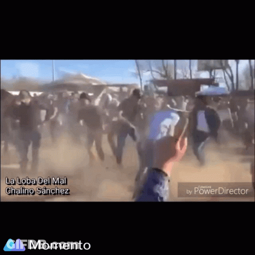 Person Holding Cell Phone In Crowd La Loba Del Mal GIF