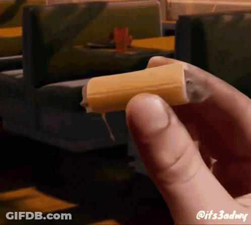 Person Holding Cheese With Hashtag @Its3adwwy GIF