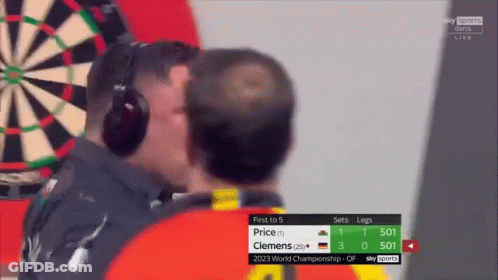 Person Holding Dart Saying Me GIF