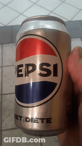 Person Holding Diet Pepsi Can GIF