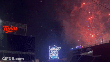 Person Holding Dodgers Foam Finger By Palm Trees GIF