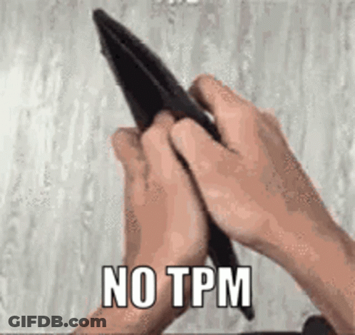 Person Holding Empty Wallet Says No TPM GIF