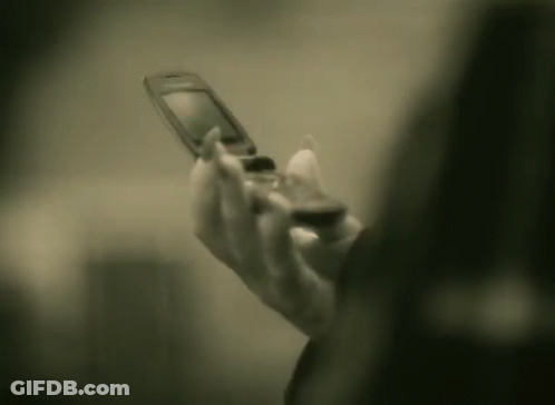 Person Holding Flip Phone GIF