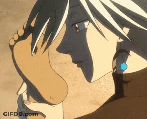 Person Holding Foot To Face GIF