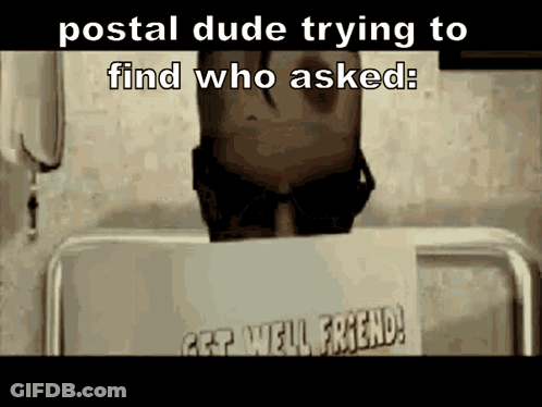 Person Holding Get Well Friend Paper GIF