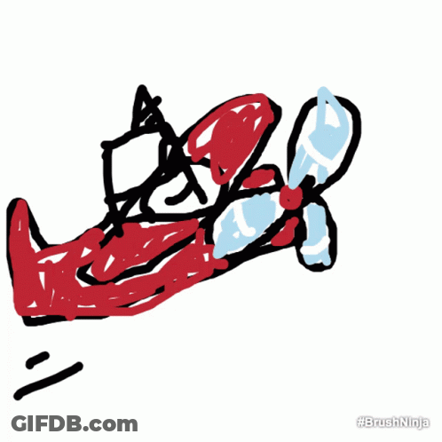 Person Holding Gun #BrushNinja GIF