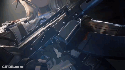 Person Holding Gun Close Up GIF