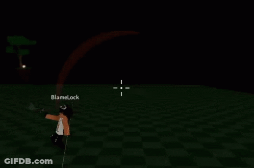 Person Holding Gun In Video Game GIF