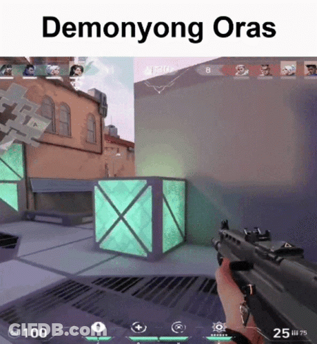 Person Holding Gun In Video Game Demonyong Oras GIF