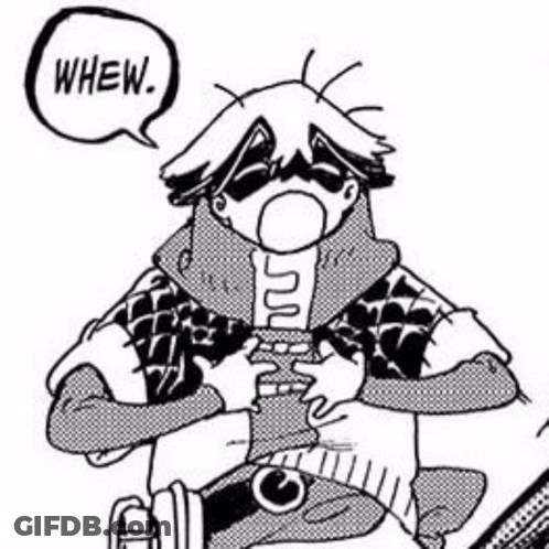 Person Holding Gun Saying Whew GIF