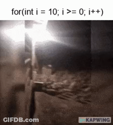 Person Holding Hammer With For Loop Text GIF