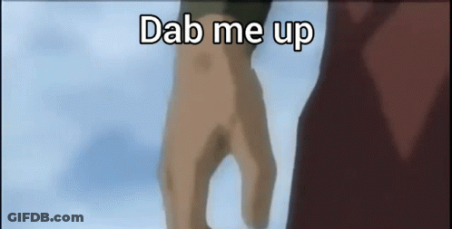 Person Holding Hand With Dab Me Up GIF