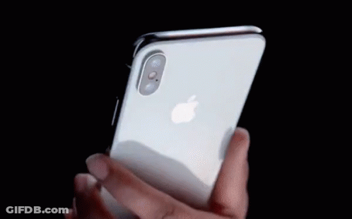 Person Holding IPhone X GIF