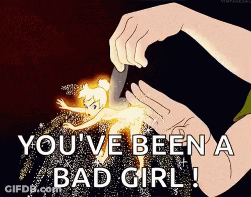 Person Holding Knife Over Fairy GIF