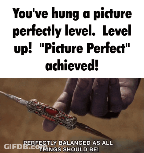 Person Holding Knife With Picture Perfect Achieved GIF