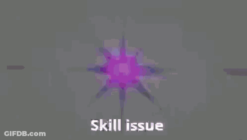 Person Holding Light Skill Issue GIF