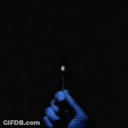 Person Holding Lighter Sign Light Up Dark Money GIF