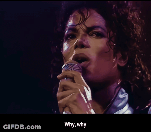 Person Holding Microphone Saying Why Why GIF