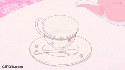 Person Holding Mug Saying Too Much GIF