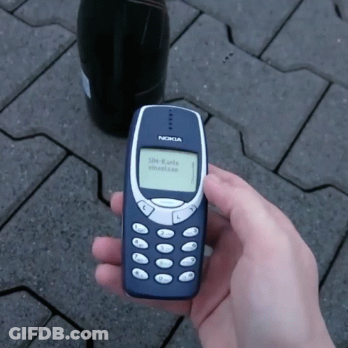 Person Holding Nokia Cell Phone GIF