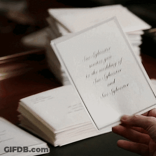 Person Holding Paper Saying Sue Sylwester GIF