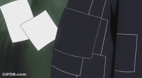 Person Holding Paper GIF