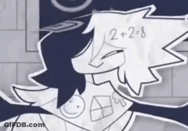 Person Holding Paper With Math Problem GIF