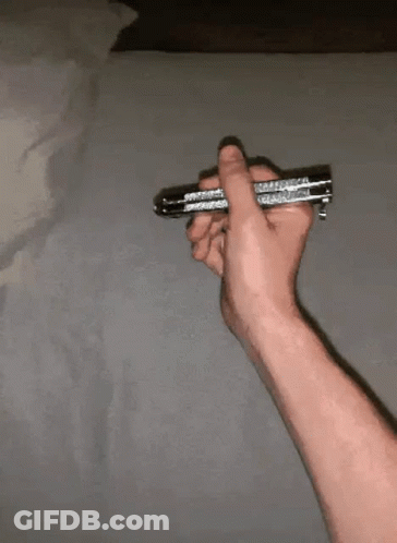 Person Holding Pen With Freedom GIF