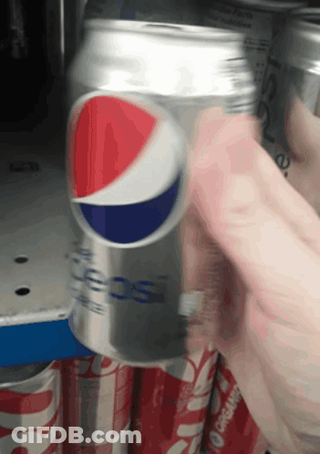 Person Holding Pepsi Can GIF