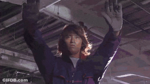 Person Holding Purple Sniper Object GIF