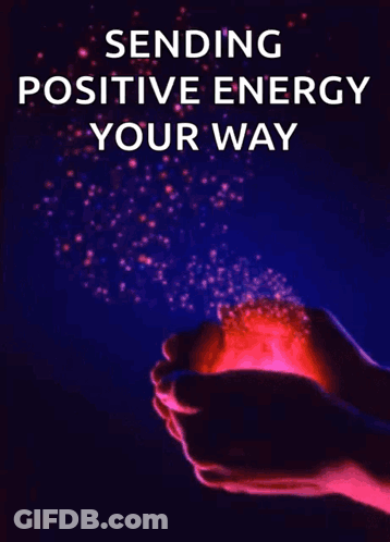 Person Holding Red Ball Sending Positive Energy Your Way GIF