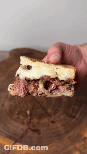 Person Holding Sandwich GIF